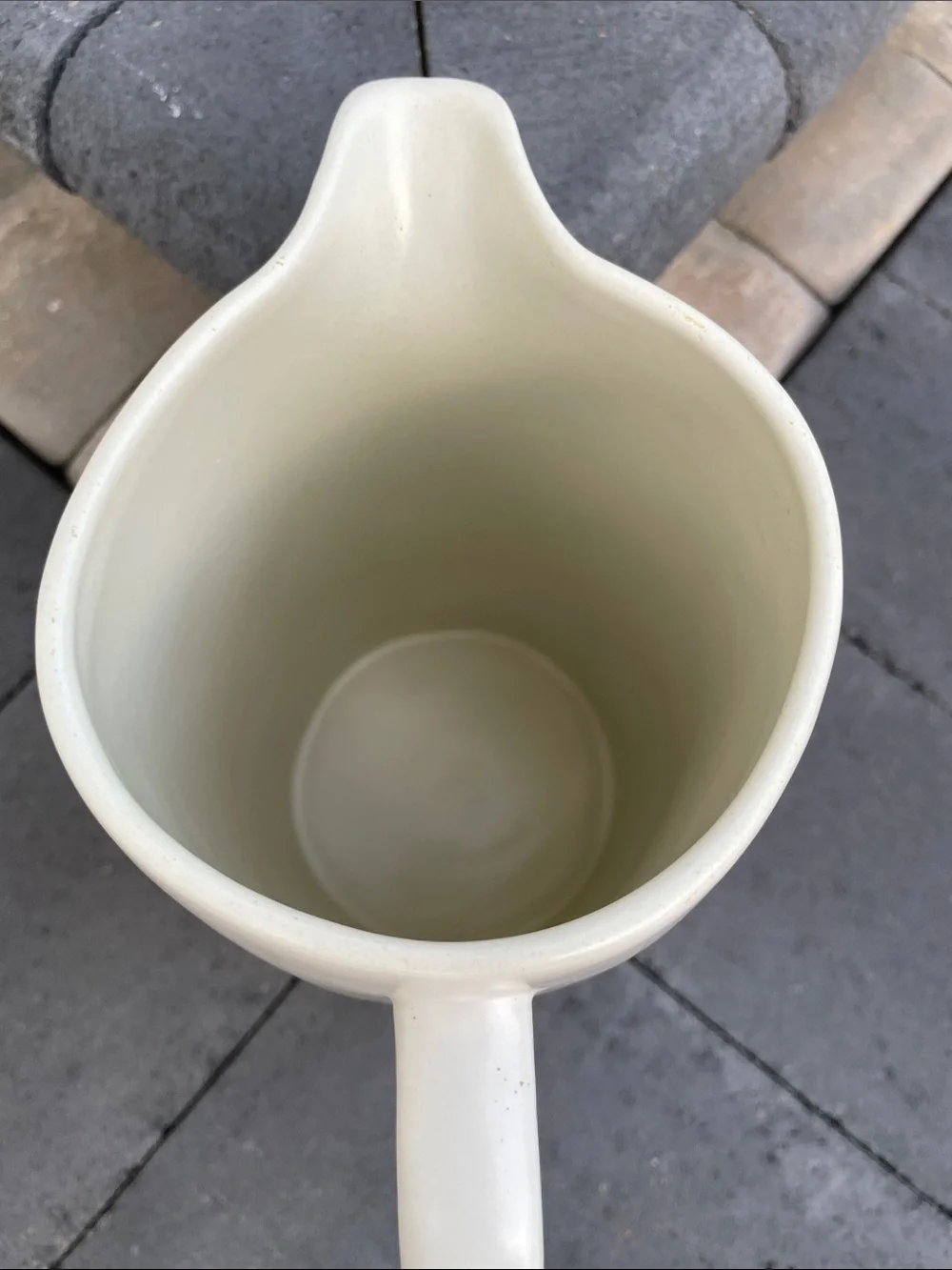 LIKE NEW!! Hearth and Hand with Magnolia Ceramic Pitcher with Gray Ribbed Base